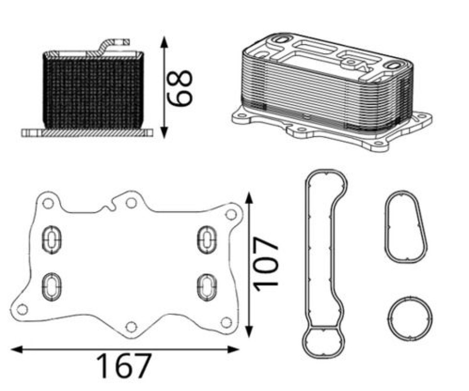 YAG SOGUTUCUSU MERCEDES OM654 W177 W247 W205 C257 W213 C253 V167 W447 B907 B910