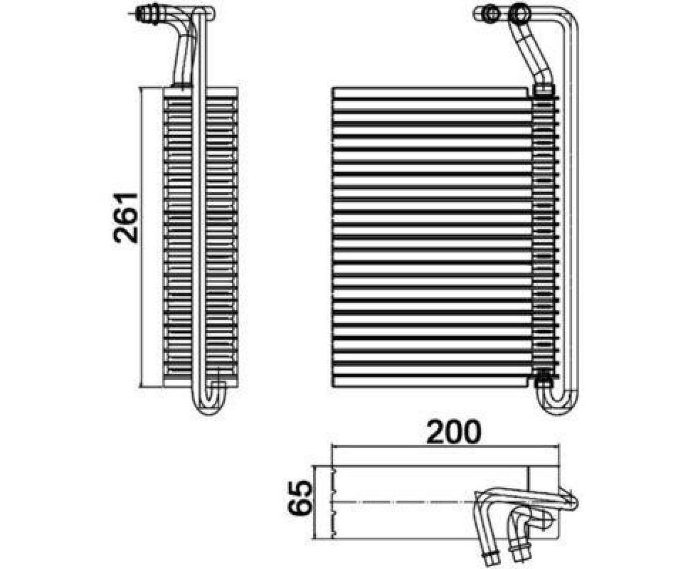EVAPORATOR BMW E46 E83