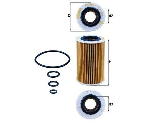 YAG FILTRESI MERCEDES SLK-CLASS M113 R171 55 AMG 04>11