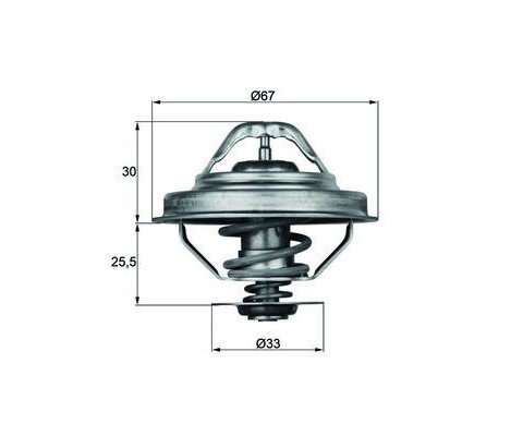 TERMOSTAT 92 C BMW M40 M42 M50 M52 E36 E34 E39 E38