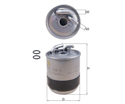 YAKIT FILTRESI MERCEDES OM642 W204 C219 W164 W463 W639 B906