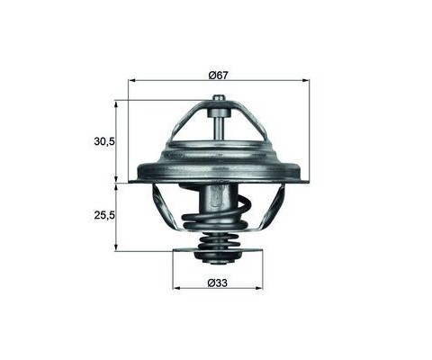 TERMOSTAT 80 C BMW M20 M30 M50 S38 E30 E36 E28 E24 E23 E32