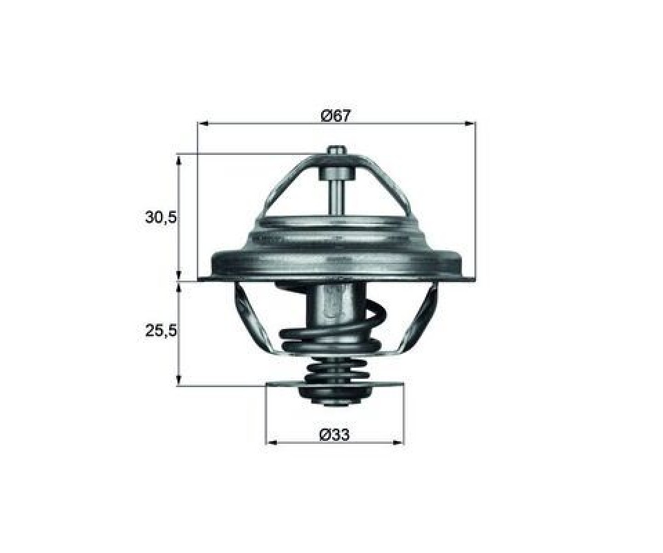 TERMOSTAT 80 C BMW M20 M30 M50 S38 E30 E36 E28 E24 E23 E32