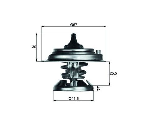 TERMOSTAT 85 C MERCEDES OM601 OM602 OM603 OM605 OM611 OM612 W124 W201 W210 W460 W461 W463 B901>B904