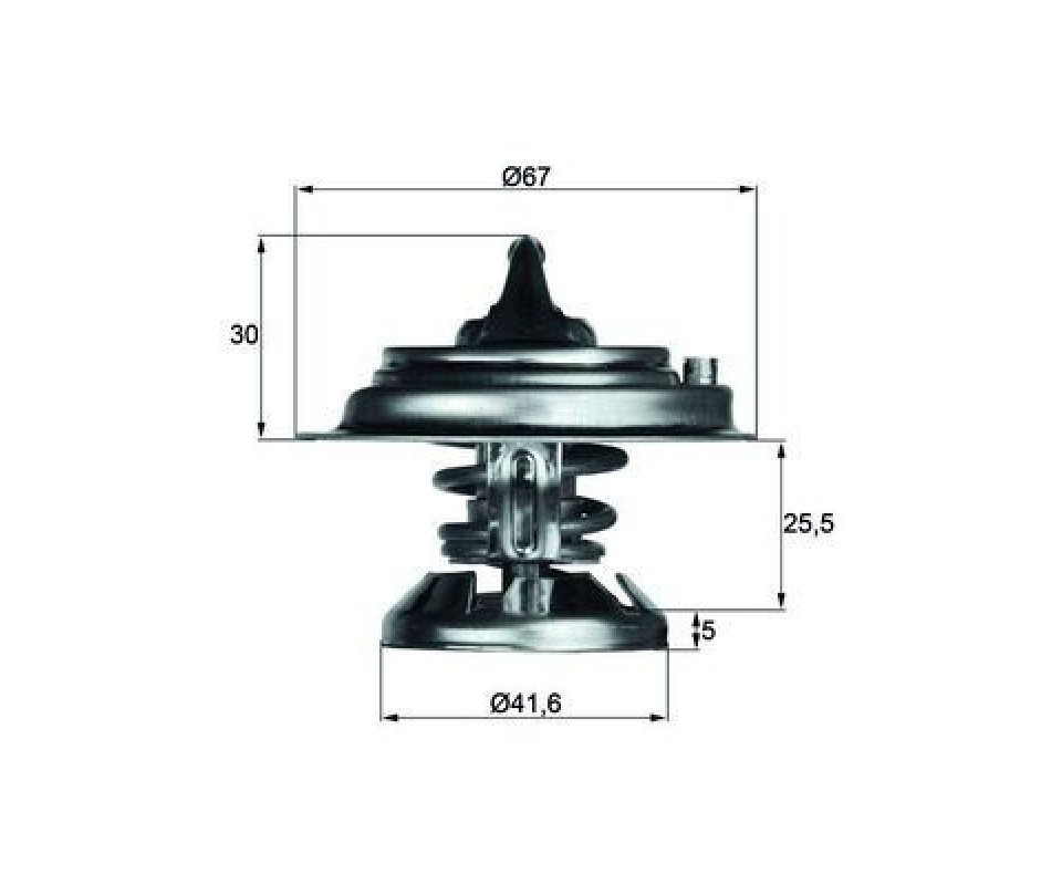 TERMOSTAT 85 C MERCEDES OM601 OM602 OM603 OM605 OM611 OM612 W124 W201 W210 W460 W461 W463 B901>B904