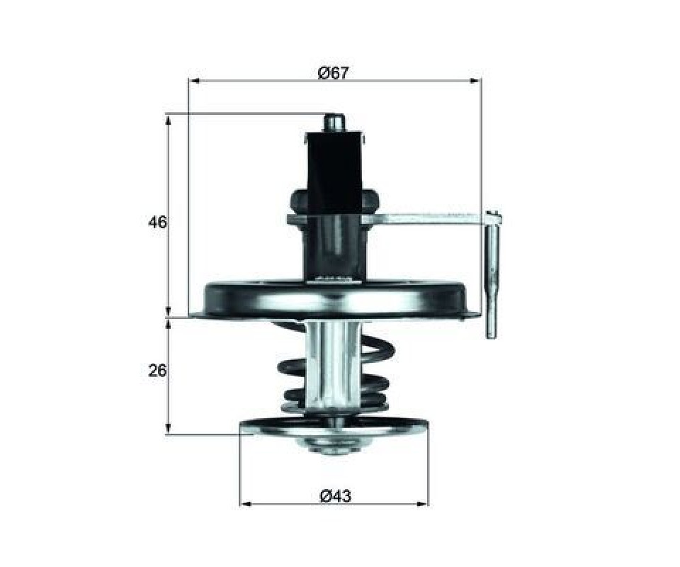 TERMOSTAT 84 C MERCEDES S-CLASS M116 M117 W126 C126