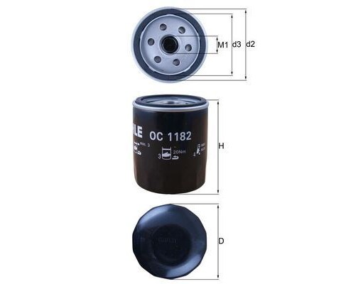 YAĞ FİLTRESİ MAZDA 3 09-12 6 02-07 CX-7 09-13