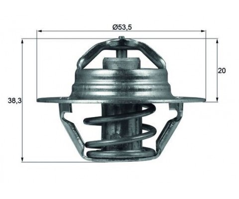 TERMOSTAT 82C PEUGEOT P106-P205-P306-P309-P405-P605-P104-P806-PARTNER-BOXER CITROEN BERLINGO-XSARA -SAXO-JUMPER-XANTIA-ZX-BX-AX-XM RENAULT R11-FLASH-R9-R19 DZL-LGN 93-01 -KNG-DUCATO