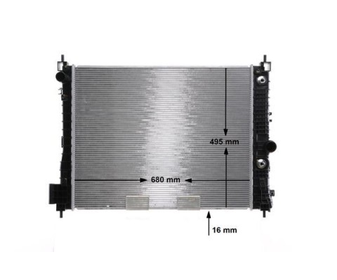 RADYATÖR OPEL MOKKA 1.4-1.6 12- MOKKA X 1.4-1.6 CDTI 12- 1300365-1300366-42418327-94552132