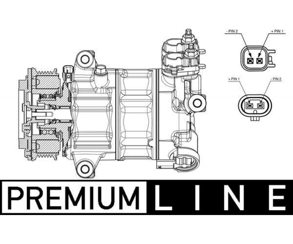 KLIMA KOMPRESORU FOCUS IV 17> KUGA III 19> PUMA 19> 1.0 ECOBOOST MİLD-HYBRİD -1.5 ECOBLUE