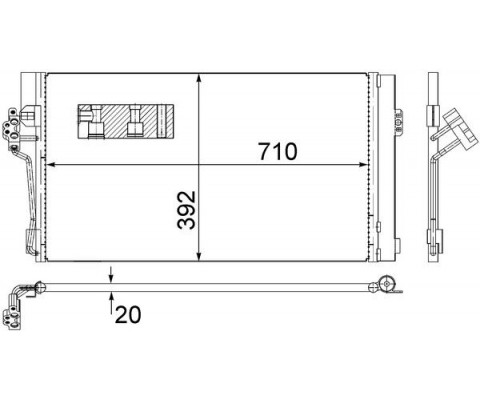KLIMA RADYATORU MERCEDES VITO W639 03>