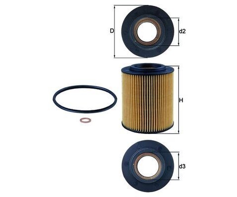 YAG FILTRESI BMW M52 M54 E36 E46 E39 E60 E61 E38 E65 E66 E83 E53 E85