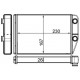 KALORİFER RADYATÖRÜ PEUGEOT BOXER III CITROEN JUMPER FIAT DUCATO III 06> 230X163X26