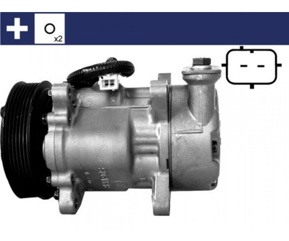 KLİMA KOMPRESÖRÜ PEUGEOT P206 98>09 1.1-1.4-1.6 CITROEN XSARA PİCASSO 99>10 1.6 TU5