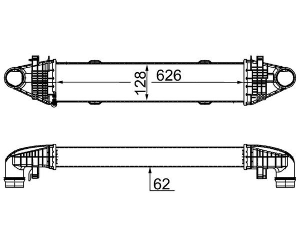 TURBOSARJ RADYATORU MERCEDES W204 S204 C204 W212 C207 R172