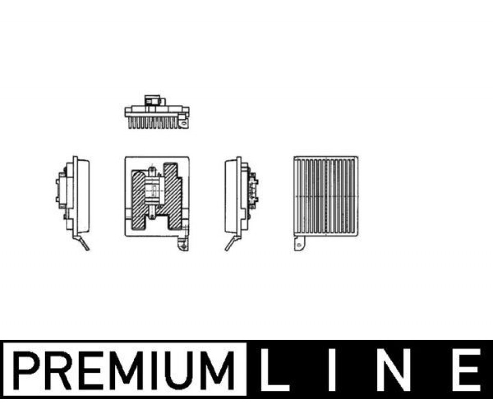 KLIMA FAN REGULATORU MERCEDES VITO W639 03>