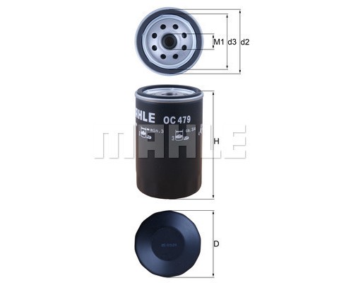 YAĞ FİLTRESİ FORD ESCORT/FOCUS/MONDEO/MAZDA 1.25-1.4-1.6 BENZİN UZUN TİP ESKİ MODEL