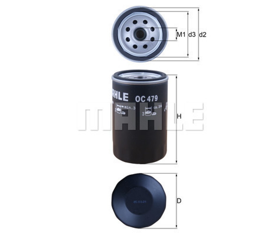 YAĞ FİLTRESİ FORD ESCORT/FOCUS/MONDEO/MAZDA 1.25-1.4-1.6 BENZİN UZUN TİP ESKİ MODEL