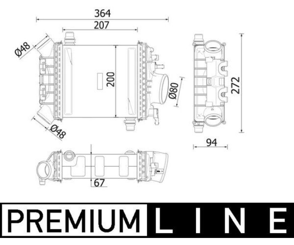TURBOSARJ RADYATORU MERCEDES M276 W205 C218 W212 W213 C253 W166 W222 C217 R231