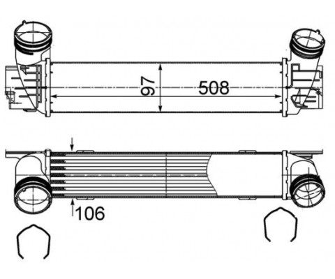 TURBOSARJ RADYATORU BMW N47 E81 E82 E87 E88 E90 E91 E92 E93 E84