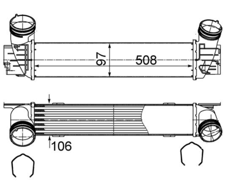 TURBOSARJ RADYATORU BMW N47 E81 E82 E87 E88 E90 E91 E92 E93 E84