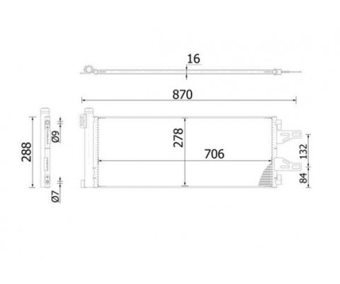KLİMA RADYATÖRÜ KONDENSER PEUGEOT BOXER III-CITROEN JUMPERIII-FIAT DUCATO III 2.0-2.2-2.3-3.0- HD I-MJET