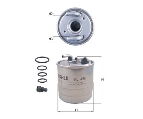 YAKIT FILTRESI MERCEDES OM640 OM642 OM651 W169 W245 W204 W212 X164 W164 X204 W221 W222 B906