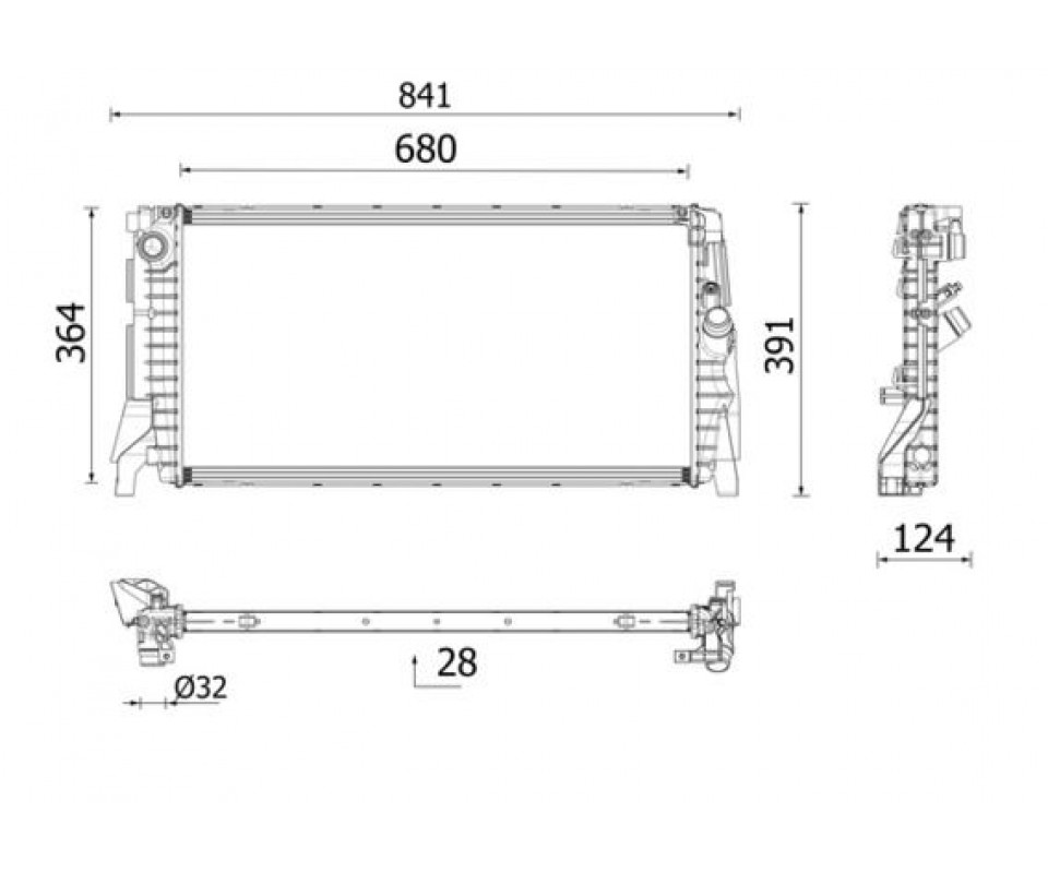MOTOR SU RADYATORU BMW B38 B48 F40 F52 F44 F45 F48 F49 F39 . MINI F54 F55 F56 F57 F60