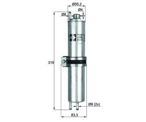 YAKIT FILTRESI BMW N62 M54 E65 03>08