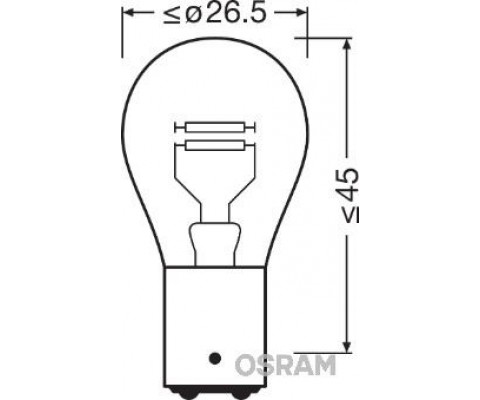 AMPUL 24V 1016 STOP 21/5W ÇİFT DUY ŞAŞI TIRNAK