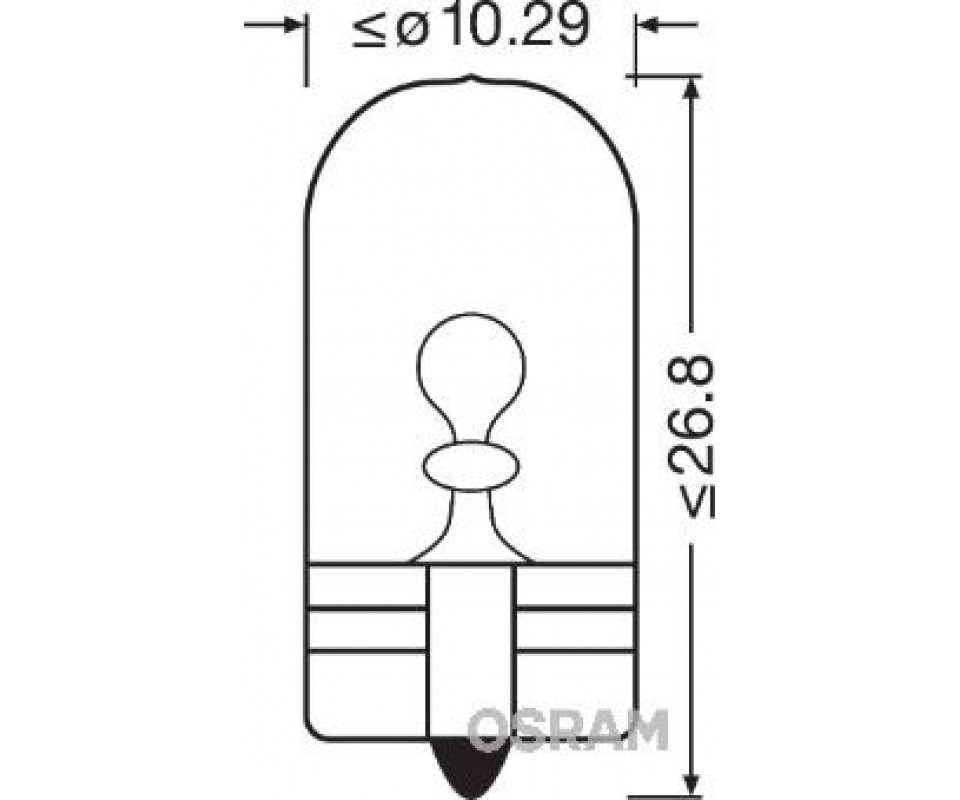 AMPUL 12V 5W BÜYÜK DİPSİZ GOSTERGE