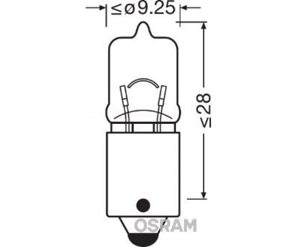 AMPUL 12V H6W HALOJEN PARK