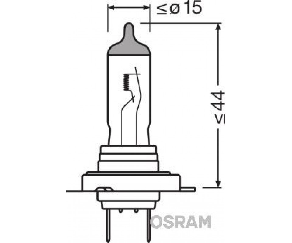 AMPUL 12V H7 55W KLASİK SERİ