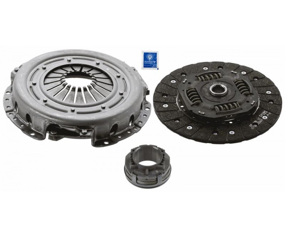 DEBRİYAJ SETİ TRANSIT TURBO T12-T15 95>01 2.5 TD RULMANLI