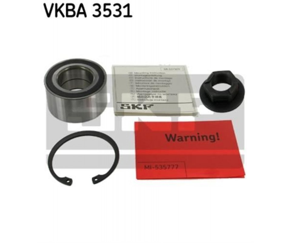 ÖN TEKER RULMANI FIESTA V 01> FOCUS 98>04 FUSION 02>12 COURIER 14>KA III 16> ECOSPORT 13> MAZDA 2 07>15 KIT ABS LI 38.993x72x37 BAH-0106DX
