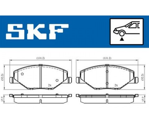FREN BALATASI ÖN SKODA FABİA 11/11>