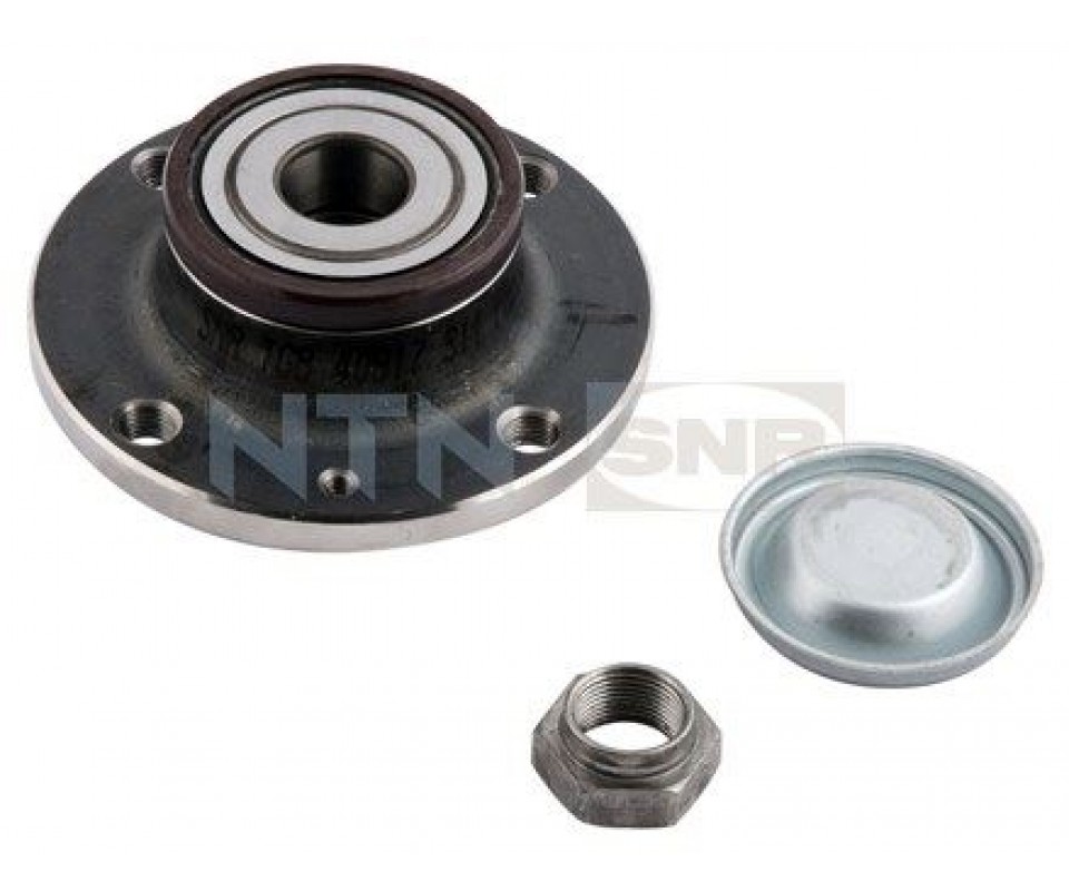 ARKA TEKER PORYASI KOMPLE ABS Lİ PEUGEOT P206-P206 CC-P206 SW-P1007 02> CITROEN C2-C3 02> 4 BİJON