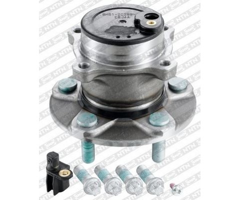 ARKA TEKER PORYASI RULMANLI FOCUS C-MAX 07>11 -FOCUS II 04>11 ABS Lİ 5 BİJON SENSOR DAHIL CIVATALI