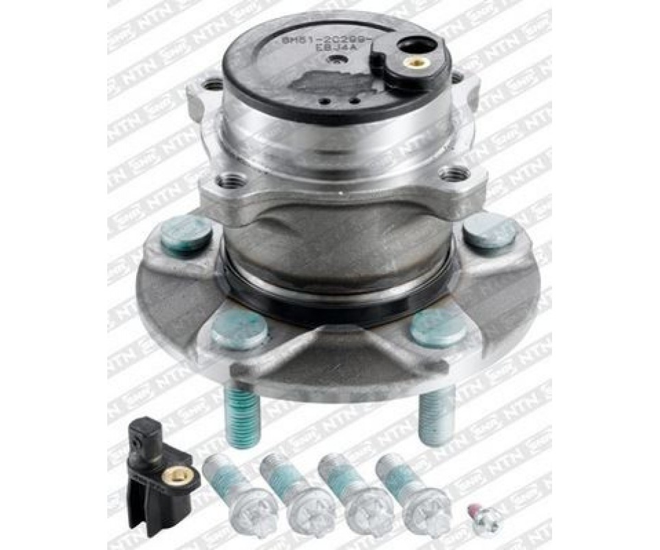 ARKA TEKER PORYASI RULMANLI FOCUS C-MAX 07>11 -FOCUS II 04>11 ABS Lİ 5 BİJON SENSOR DAHIL CIVATALI