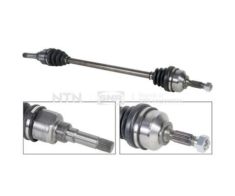 KOMPLE AKS SAĞ PEUGEOT P1007 05> CITROEN C2 03>09 C3 02>09 1.4 HDI MEKANİK 68 ŞZM 21x22x852