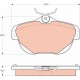 ARKA FREN BALATASI CITROEN C5 09>16 - C6 06>12