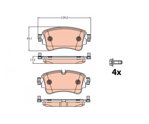 ARKA BALATA AUDI A4-A5-A7-Q5-Q7 2014 >