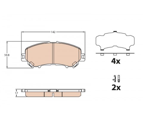 ÖN BALATA RENAULT KADJAR 15 >NISSAN XTRAIL14 >NISSAN QASHQAI 1.2 DIG-T NISSAN QASHQAI II SUV J11. J11 1.2 DIG-T