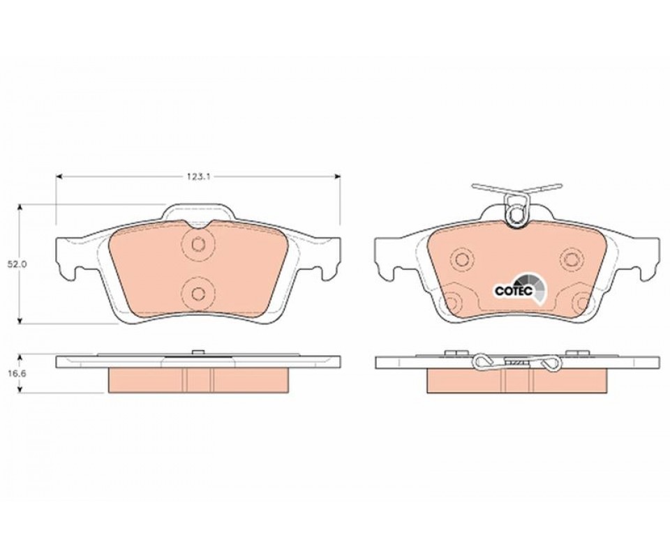 ARKA BALATA FOCUS II CMAX 03> CONNECT 02> LAGUNA III 07> OPEL VECTRA C 02> SIGNUM 03> CITROEN C5 08> PEUGEOT P508 10>18 1647875980-4254.A8