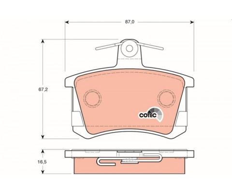 ARKA BALATA AUDI A4 95-00 A6 94-07 A8 95-00 80-100-100 AVANT