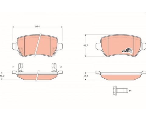 ARKA BALATA ASTRA G 98 > ASTRA H 05 > MERIVA 03 > ZAFIRA 00 > COMBO 02 >