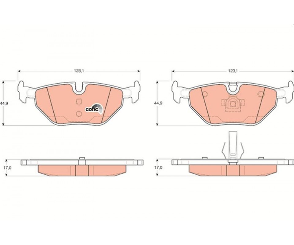 FREN BALATASI ARKA BMW E30 E36 E46 E85 E86
