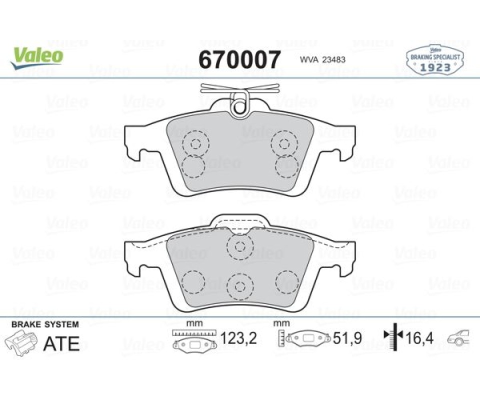 ARKA BALATA FOCUS II CMAX 03> CONNECT 02> LAGUNA III 07> OPEL VECTRA C 02> SIGNUM 03> CITROEN C5 08> PEUGEOT P508 10>18 1647875980-4254.A8