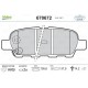 ARKA FREN BALATA NISSAN QASHQAI 1.5L 1.6L 2.0L K9K M9R HR16DE MR20DE J10 06-13 / X-TRAIL 2.0L QR20DE T30 01-07 2.5L QR25DE T30 01-> 2.2L YD22DDTi T30 01-> / MURANO 3.5L Z51 4x4 DCi 08-> / INFINITI FX
