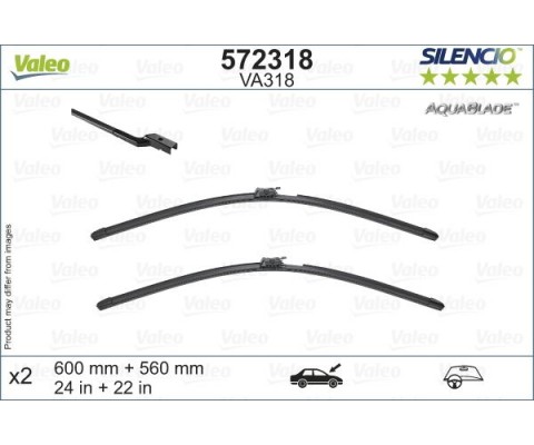SILECEK SUPURGESI TAKIMI 600mm / 560mm MERCEDES S-CLASS Coupe C217 15> ISITMALI